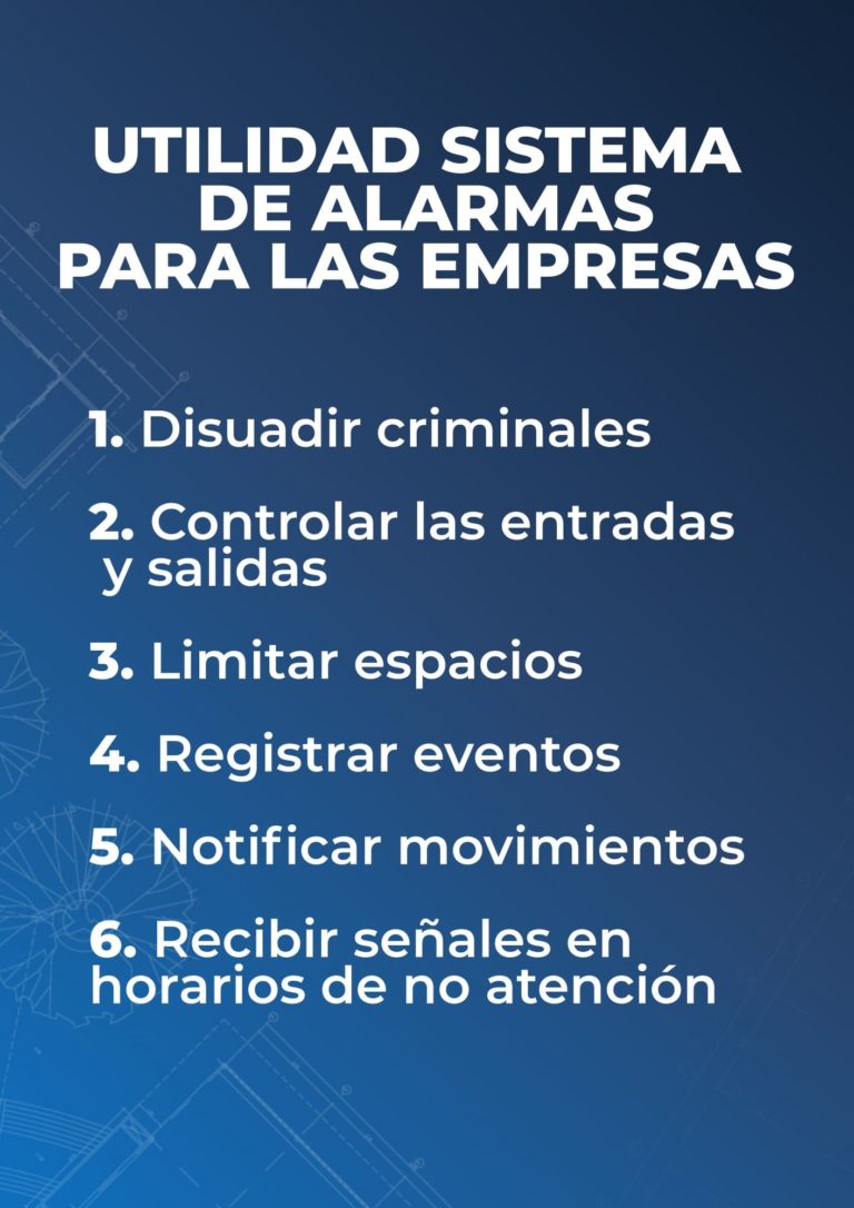 utilidad sistema de alarmas para empresas